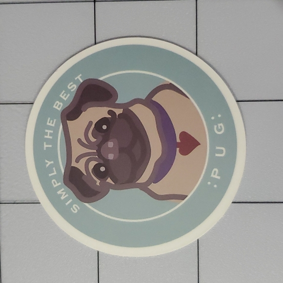 Pug Sticker - Picture 1 of 3